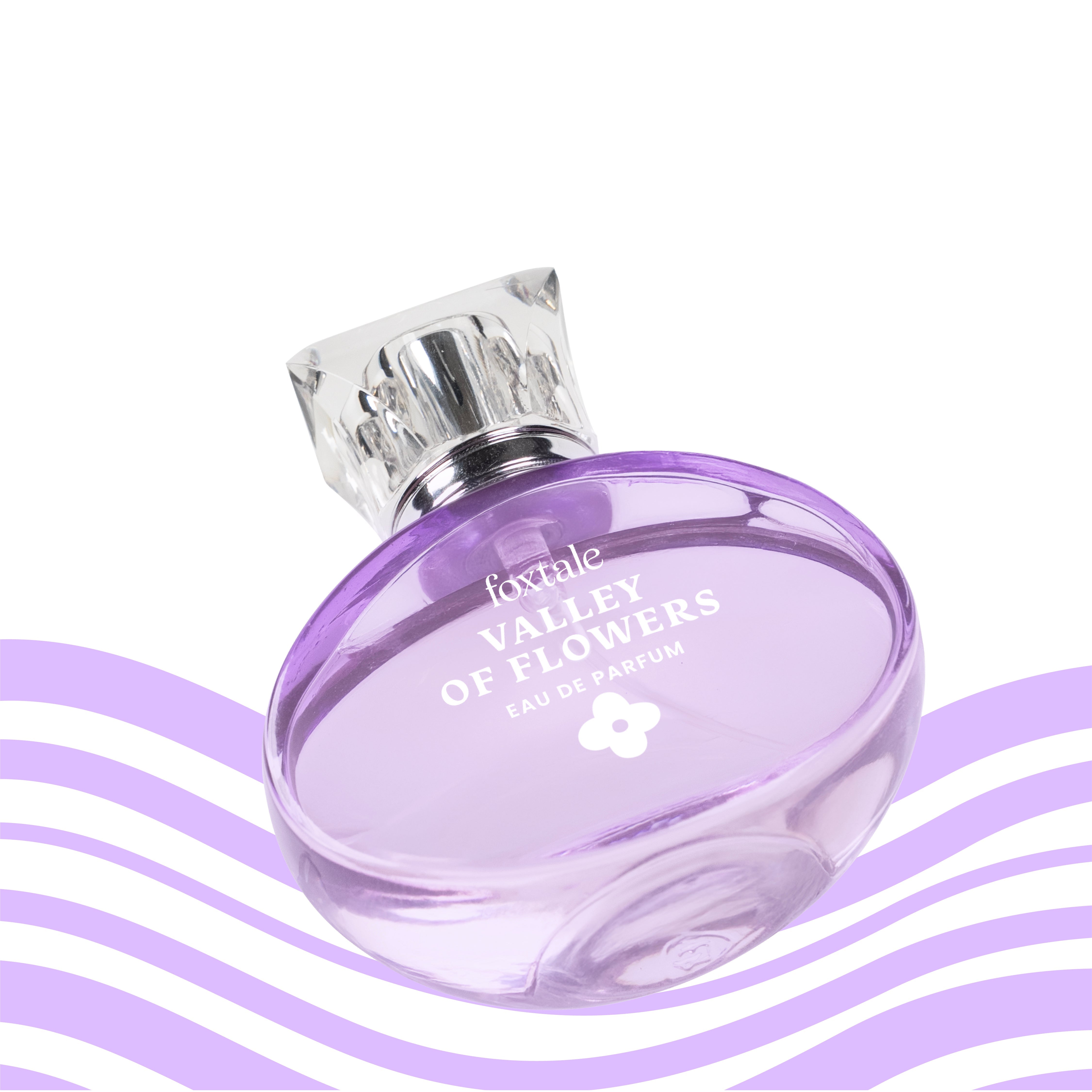 Foxtale Valley of Flowers Perfume A long-lasting fragrance that feels like a floral cape | 50 ml - Buy from Indicrest