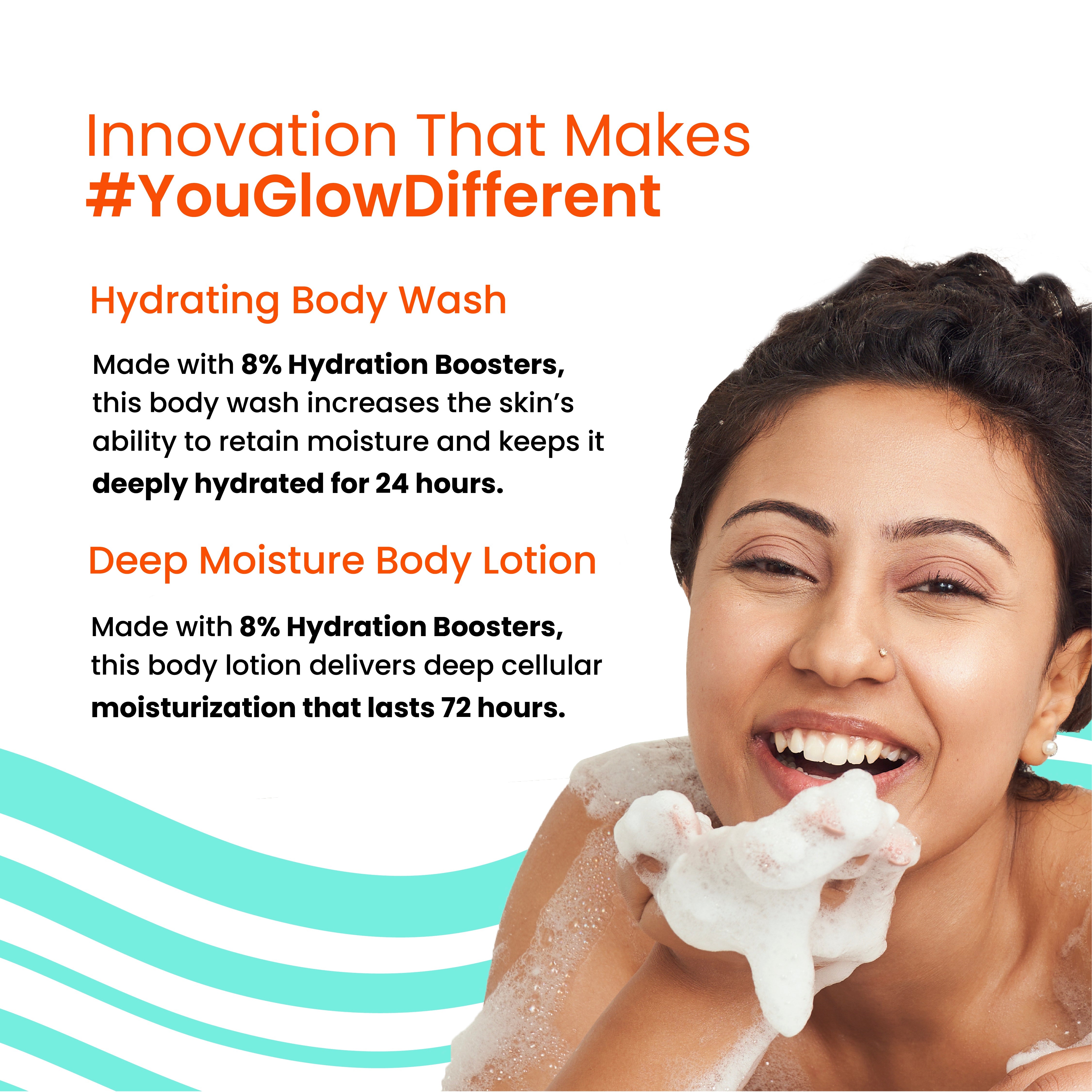 Foxtale Happy Hydration Duo Hydrating Body Wash + Deep Moisture Body Lotion - Image 4 - Buy from Indicrest