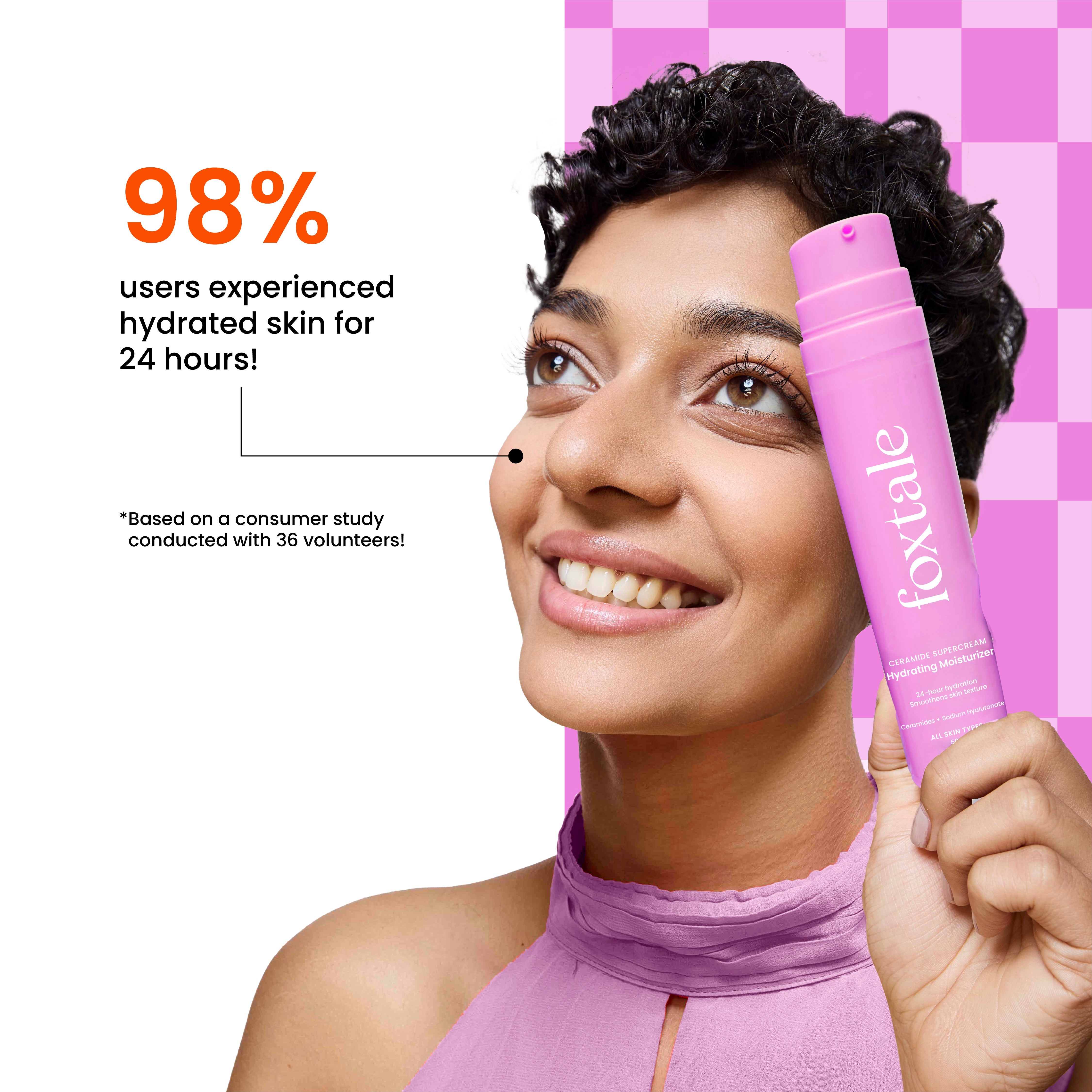 Foxtale Hydrating Moisturizer with Ceramide For hydration all-day long | 50 ml - Image 4 - Buy from Indicrest