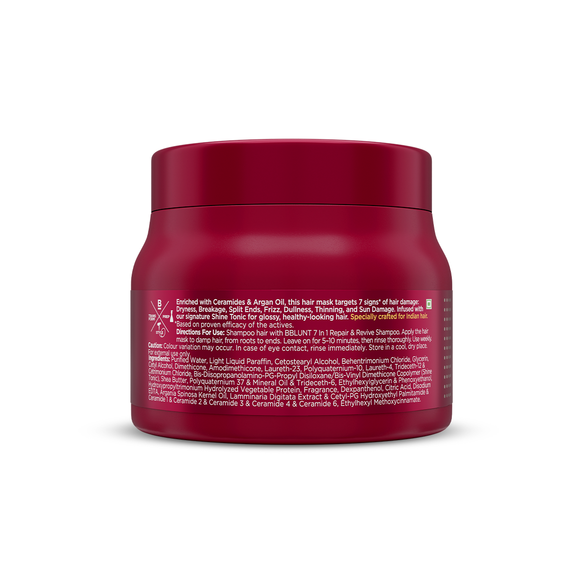 Bblunt 7 in 1 Repair & Revive Hair Mask for Upto 100% Damage Repair, 250g, Pack of 3 X 250g - Image 20 - Buy from Indicrest
