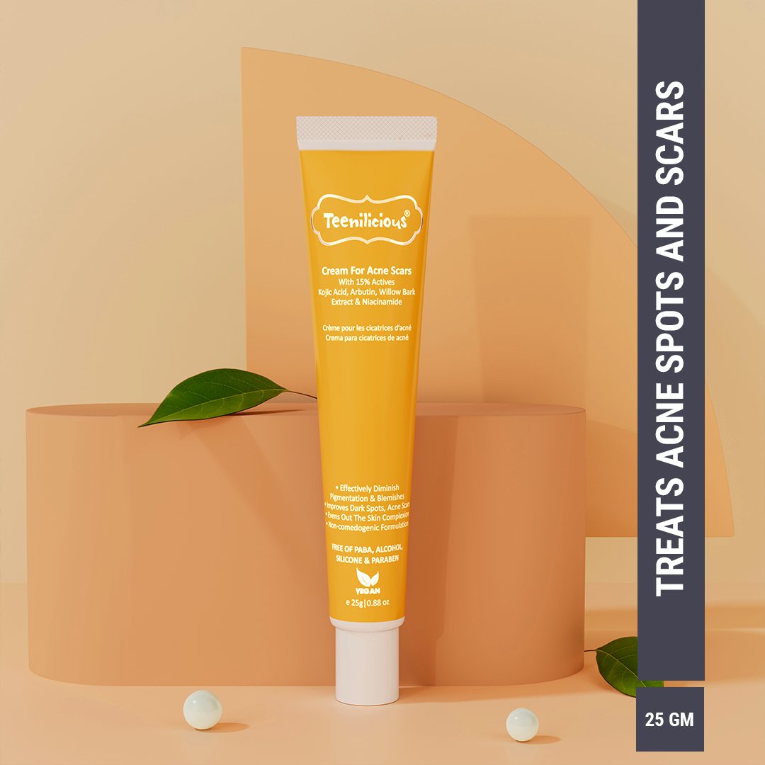 Fixderma Teenilicious Face Cream with Niacinamide & Kojic Acid | For Acne Scars, 25g - Buy from Indicrest