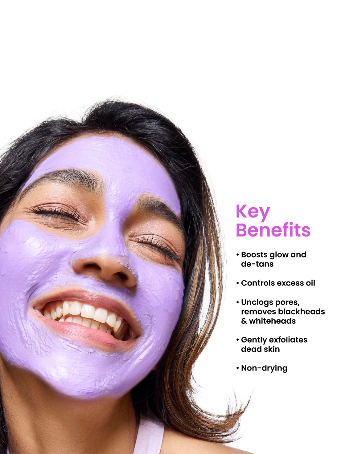 Foxtale Skin Radiance De-Tan Mask A new-age ubtan face mask that removes tan, blackheads and whiteheads while brightening and hydrating the skin | 75g - Image 2 - Buy from Indicrest