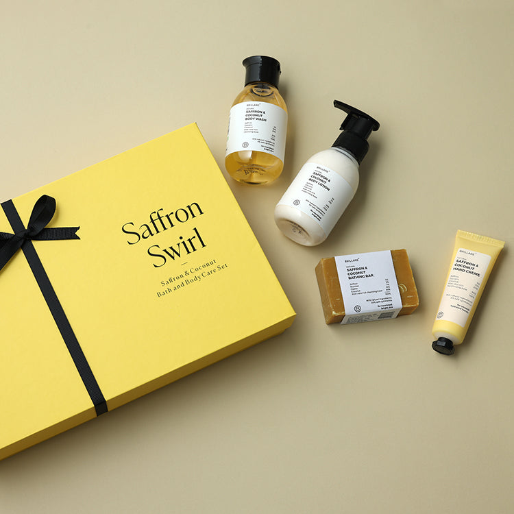 Brillare Saffron Swirl Gifting Set - Image 3 - Buy from Indicrest