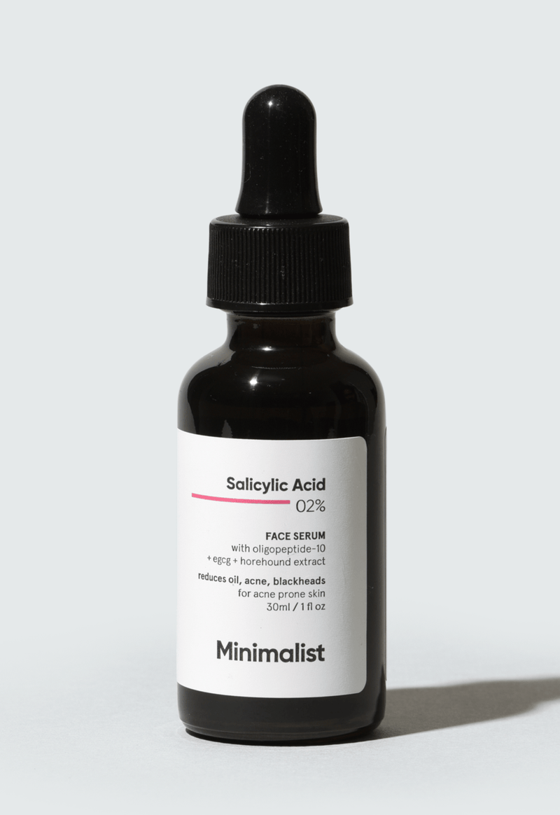 Minimalist Salicylic Acid 2% Face Serum For Reduces Acne, Blackheads &amp; Excessive Oil, 30ml - Buy from Indicrest