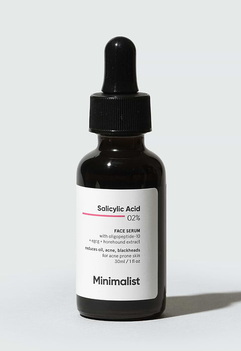 Minimalist Salicylic Acid 2% Face Serum For Reduces Acne, Blackheads &amp; Excessive Oil, 10ml - Image 2 - Buy from Indicrest