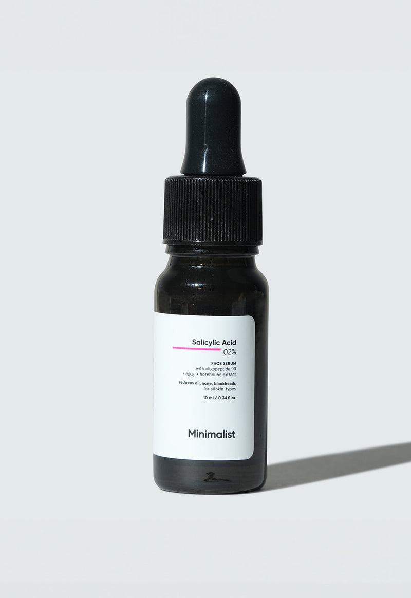 Minimalist Salicylic Acid 2% Face Serum For Reduces Acne, Blackheads &amp; Excessive Oil, 10ml - Buy from Indicrest