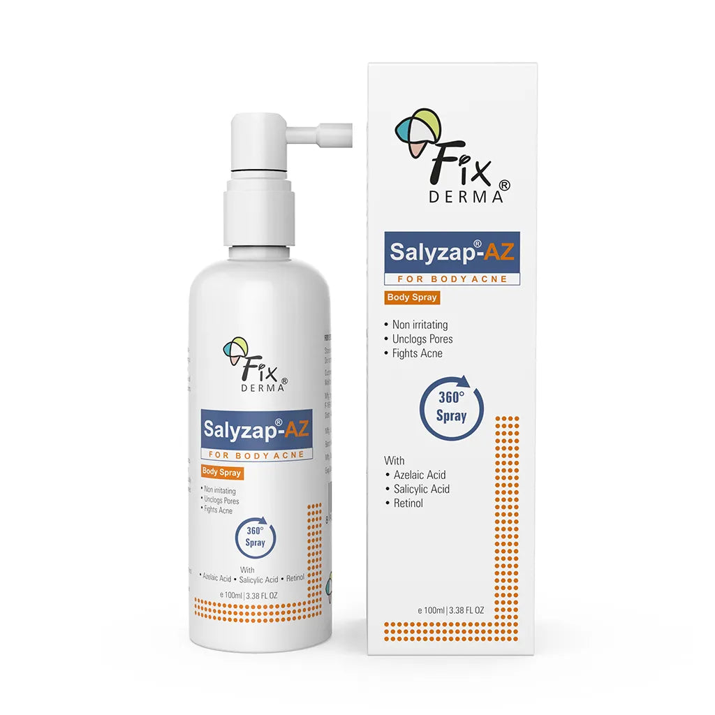 Fixderma Salyzap-AZ Body Spray | An Innovative 360° Spray for Back & Body Acne, 100ml - Image 8 - Buy from Indicrest