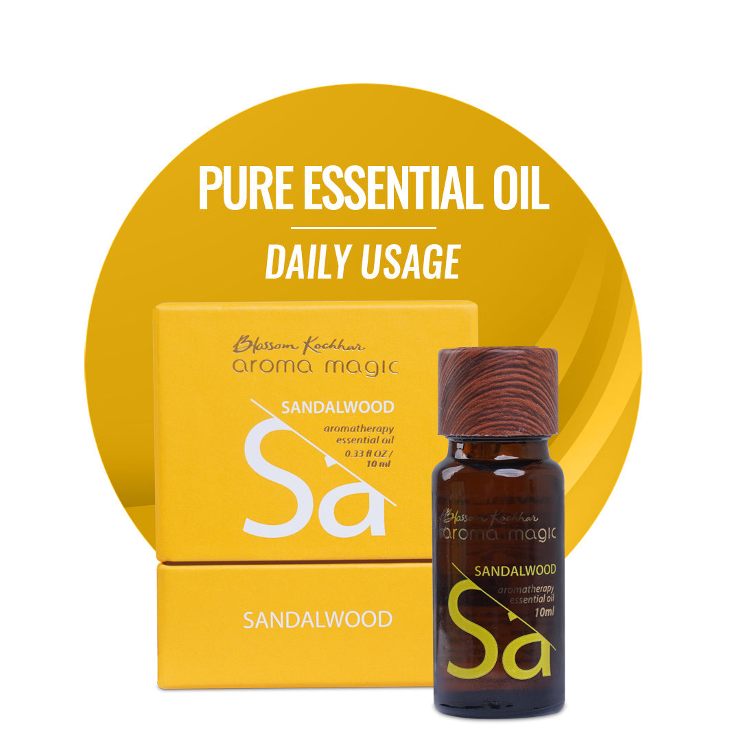 Aroma Magic Sandalwood Essential Oil For Relaxation & Calmness, 10ml - Image 2 - Buy from Indicrest