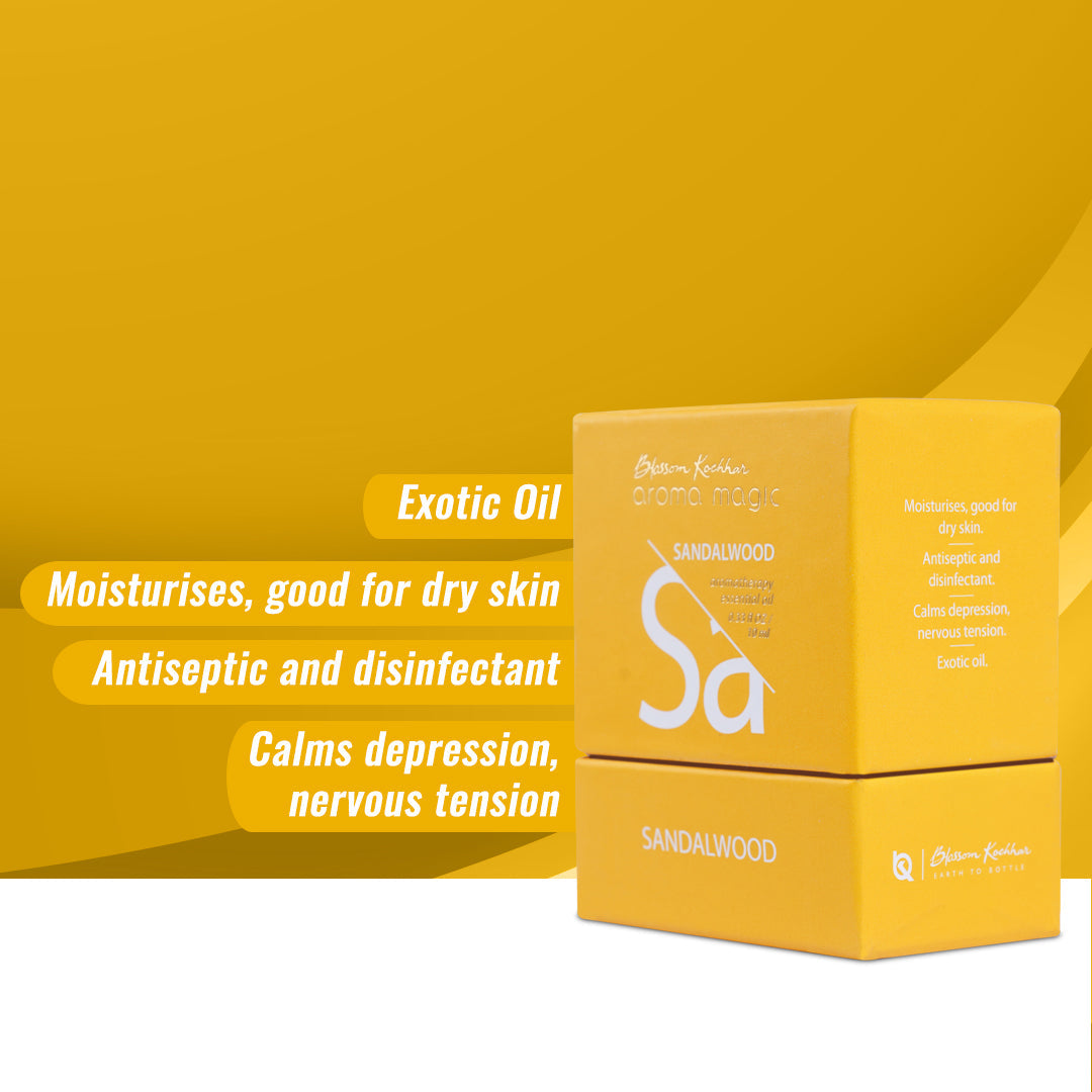 Aroma Magic Sandalwood Essential Oil For Relaxation & Calmness, 10ml - Image 3 - Buy from Indicrest