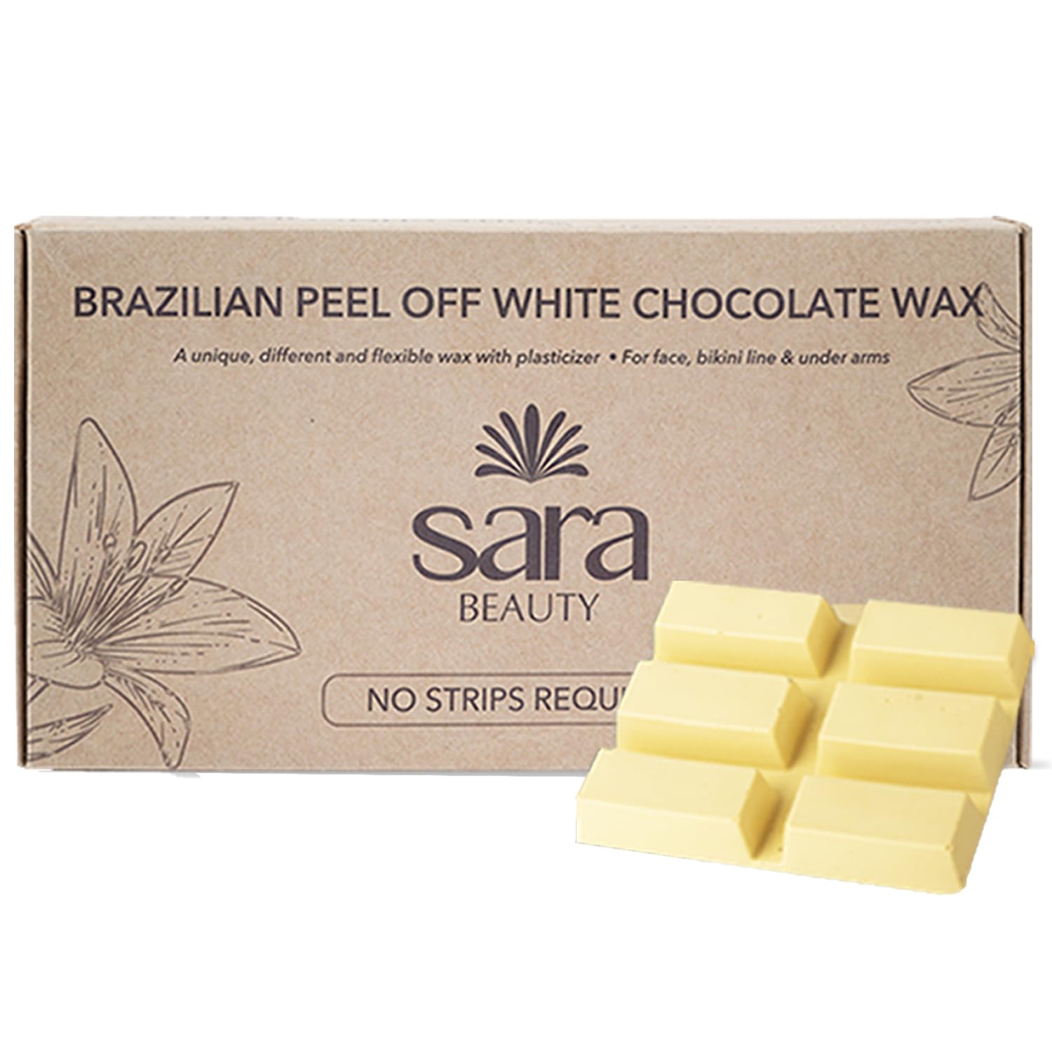 Sara Peel Off White Chocolate Wax - Indicrest