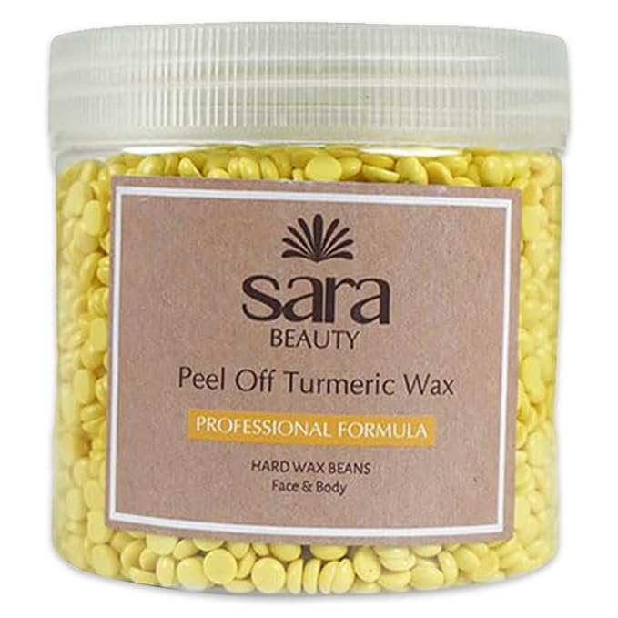 Sara Turmeric Bean Wax, 400g - Indicrest