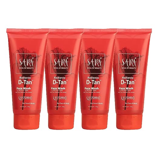 SARA D-TAN Facewash 100g (Pack of 4) - Buy from Indicrest