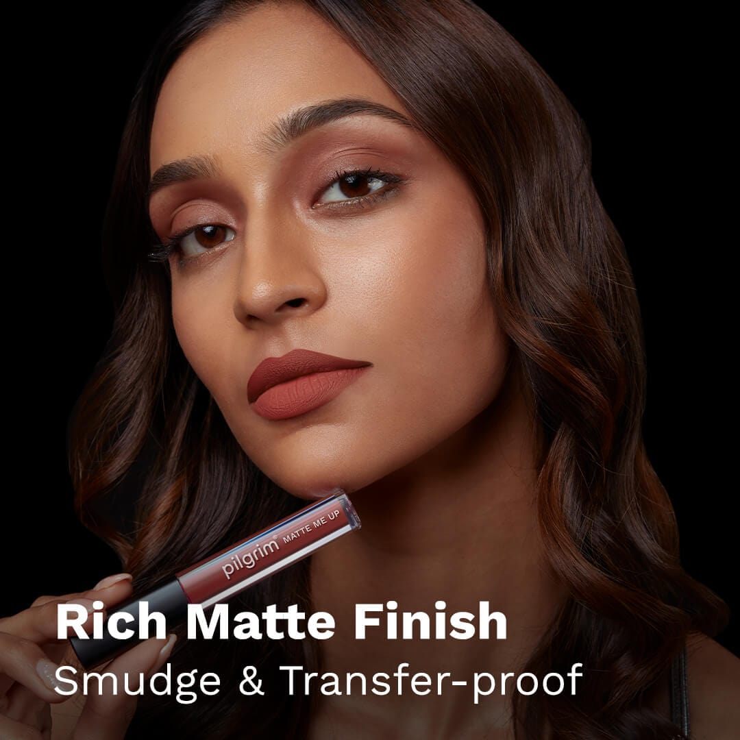pilgrim matte me up liquid lipstick saucy coral 09   Image 3   Buy from Indicrest