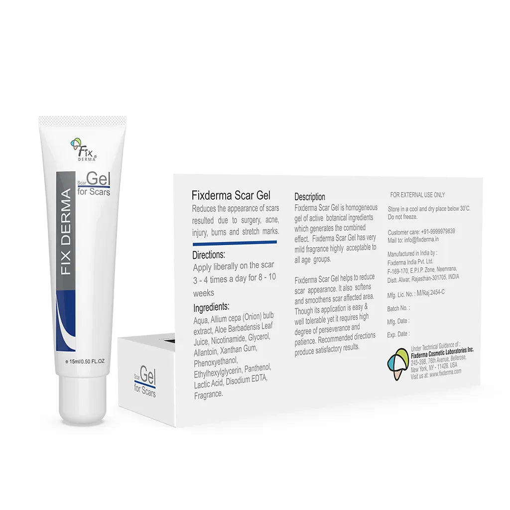 Fixderma Scar Gel for Scars | Gel-based treatment to fade stubborn scars & marks, 15ml - Image 10 - Buy from Indicrest