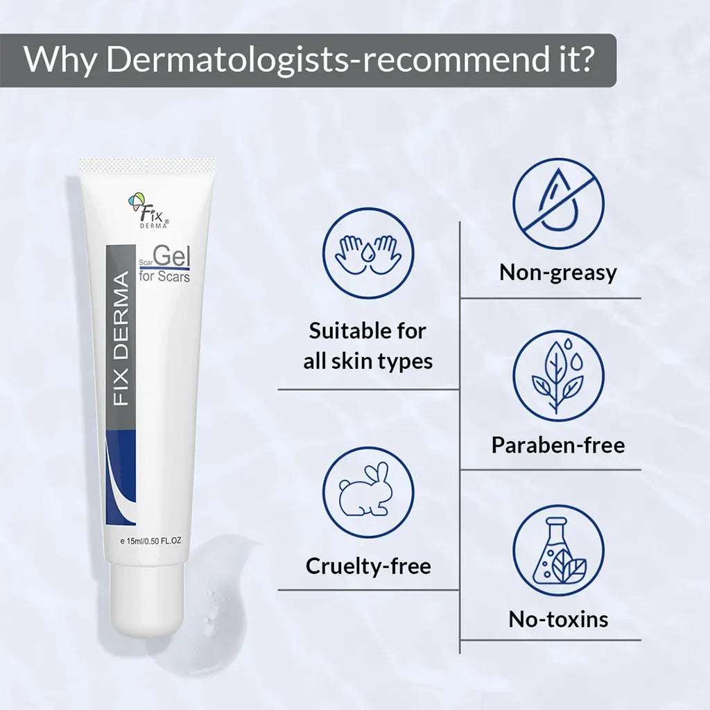Fixderma Scar Gel for Scars | Gel-based treatment to fade stubborn scars & marks, 15ml - Image 4 - Buy from Indicrest