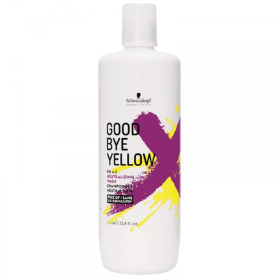 Schwarzkopf Good Bye Yellow Neutralizing Bonding Wash Shampoo, 1000ml