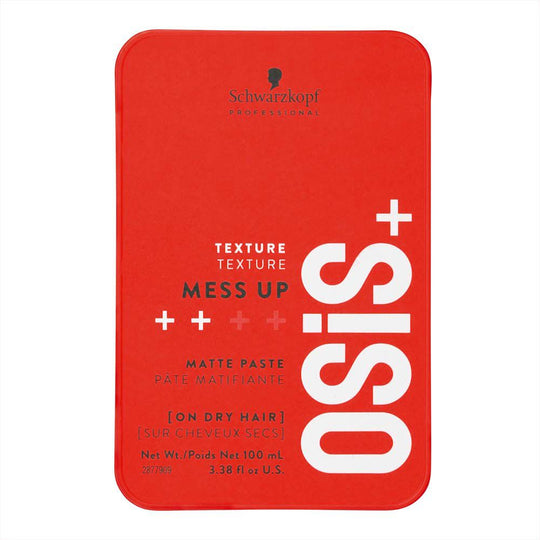 Schwarzkopf Osis Mess Up Matte Paste Medium Control Hair Cream - (100ml) - Indicrest Buy at Indicrest