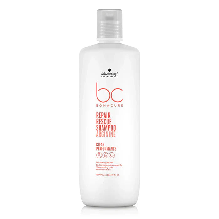 Schwarzkopf Professional BC Bonacure Repair Rescue Shampoo with Arginine - (1 Ltr) - Indicrest Buy at Indicrest