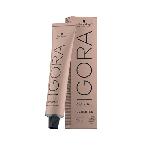 Schwarzkopf Professional Igora Royal Absolutes Permanent Color Creme (6-60), Dark Blonde Chocolate Natural - Indicrest