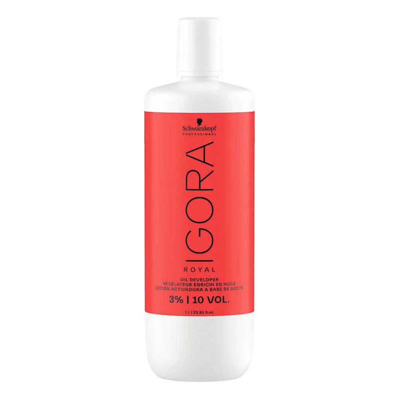 Schwarzkopf Professional Igora Royal Permanent Color Creme Oil Developer 3% 10 Vol (1 Ltr) - Indicrest Buy at Indicrest