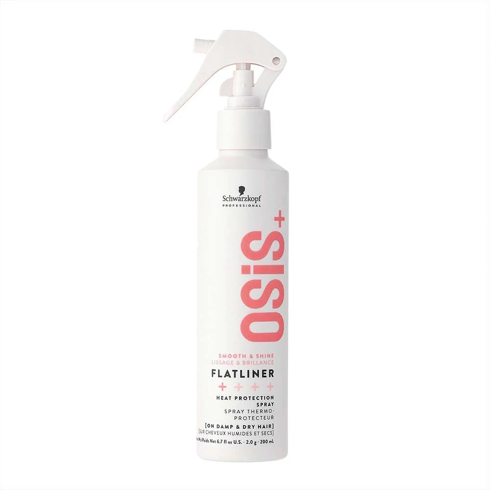 Schwarzkopf Professional OSiS+ Flatliner Heat Protection Hair Spray - (200ml) - Indicrest
