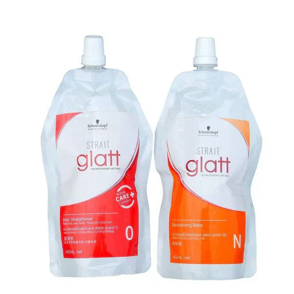 Schwarzkopf Professional Strait Glatt Hair Straightening Cream (1) - (400ml) - Indicrest