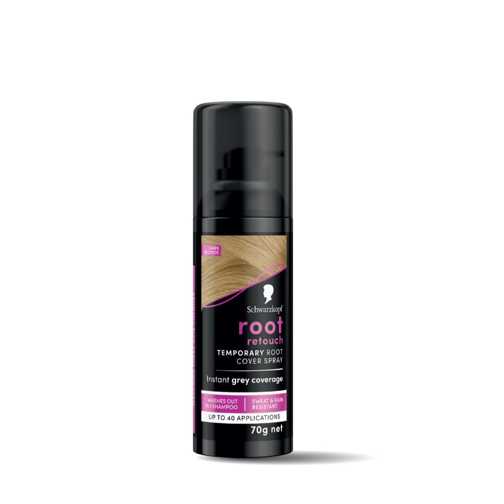 Schwarzkopf Root Retouch Temporary Root Cover Spray, Brown - Indicrest