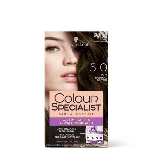 Schwarzkopf Color Specialist 5-0 Light Natural Brown, 165ml Buy at Indicrest