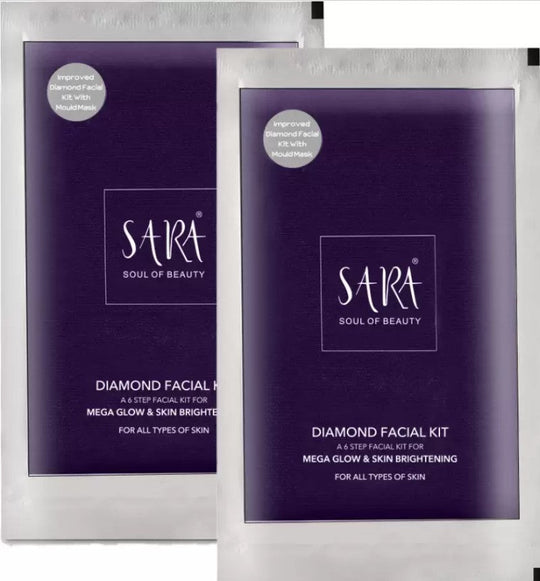 Sara Diamond Facial Kit Pack of 2, 80g - Buy from Indicrest