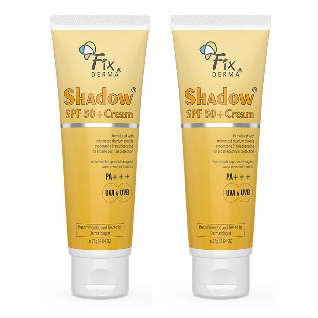 Fixderma Shadow Sunscreen SPF 50 + Cream, 2 x 75g - Buy from Indicrest
