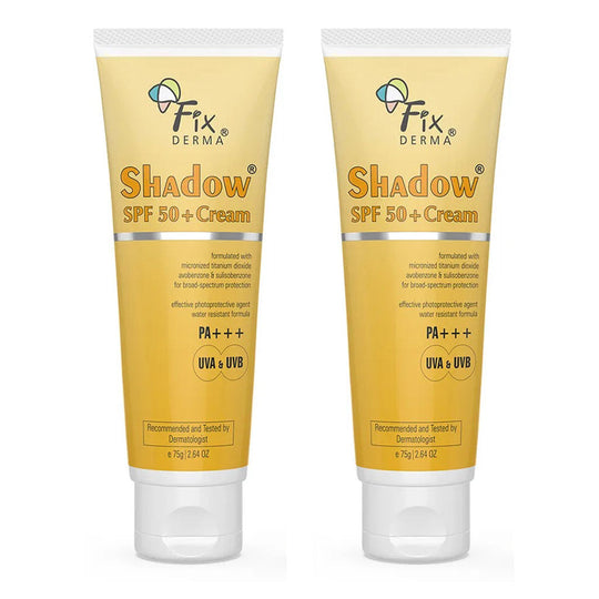 Fixderma Shadow Sunscreen SPF 50 + Cream, 2 x 75g - Buy from Indicrest