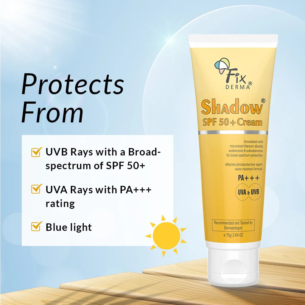 Fixderma Skarfix TX + Shadow Sunscreen SPF 50 | Effective Combo for Melasma & Uneven Skin Tone, Skarfix TX 30g + Shadow Sunscreen 75g - Image 2 - Buy from Indicrest
