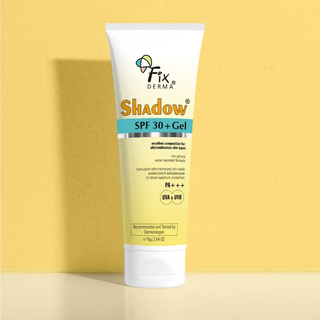 Fixderma Shadow SPF 30+ Gel Sunscreen | Lightweight Gel Sunscreen for Oily & Acne-Prone Skin, 75g - Image 8 - Buy from Indicrest
