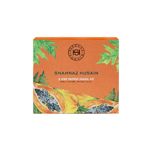 Shahnaz Husain 5-Step Papaya Facial Kit, 50g - Indicrest