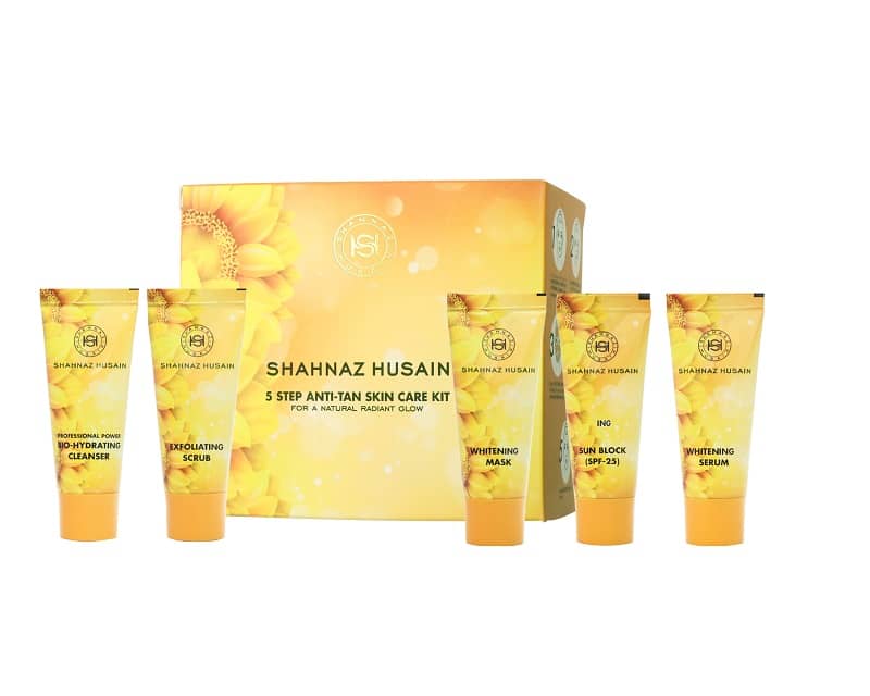 Shahnaz Husain Anti Tan Skin Care 5 Step Kit - Indicrest