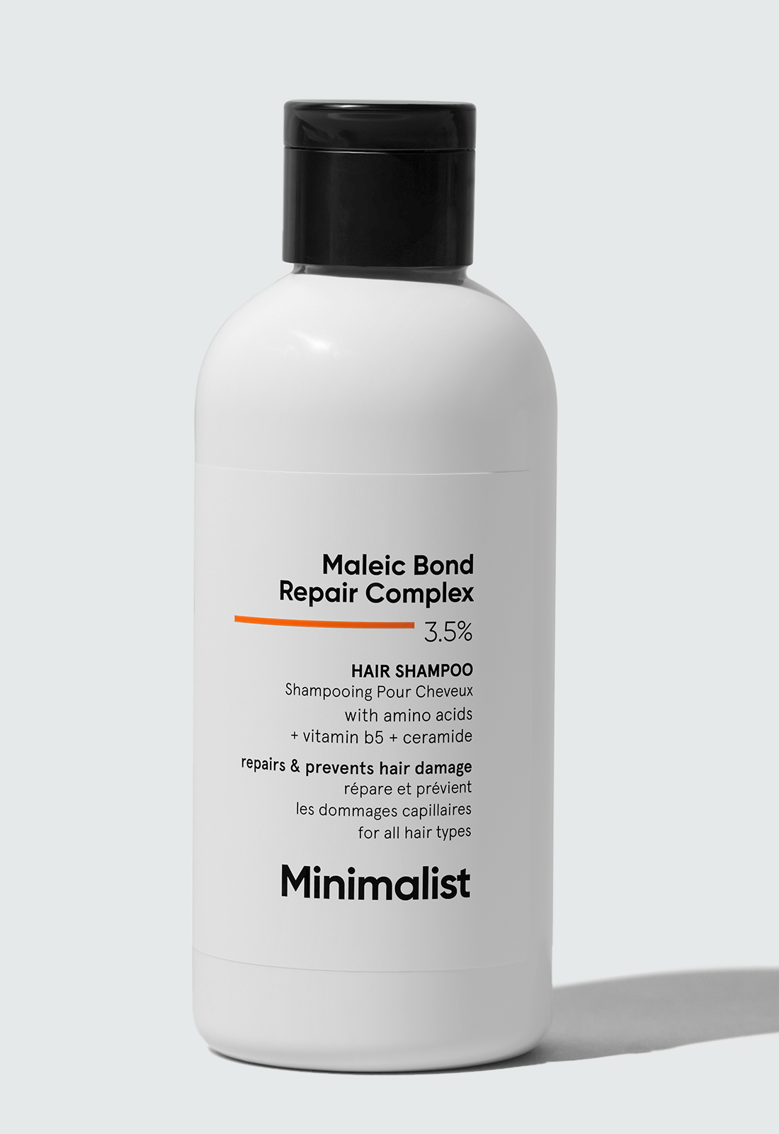 Minimalist Maleic Bond Repair Complex 3.5% Hair Shampoo For Repairs and prevents hair damage, 250 ml - Buy from Indicrest