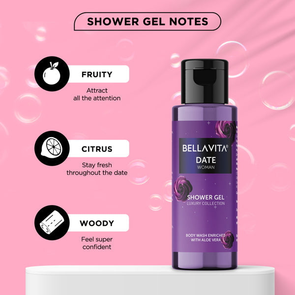 Shower Gel Trial Kit for Women - 3x55ml - Image 5 - Indicrest