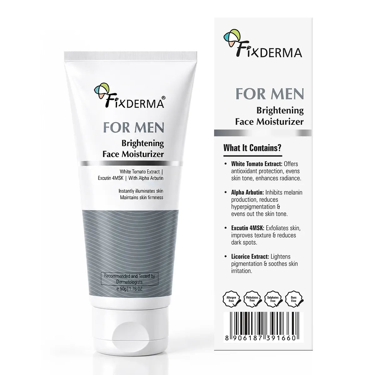 Fixderma FOR MEN Brightening Face Moisturizer, 50g - Image 8 - Buy from Indicrest