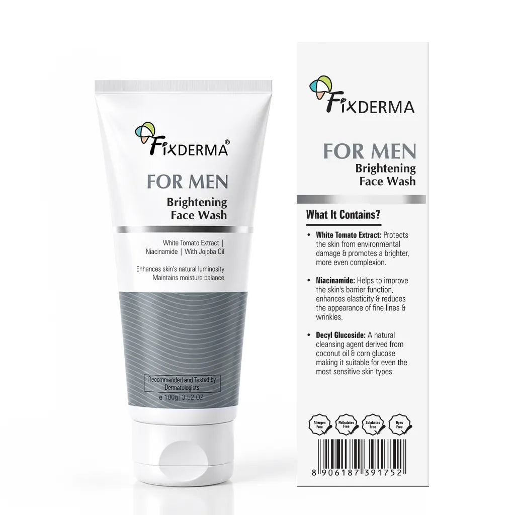 Fixderma FOR MEN Brightening Face Wash, 100g - Image 7 - Buy from Indicrest