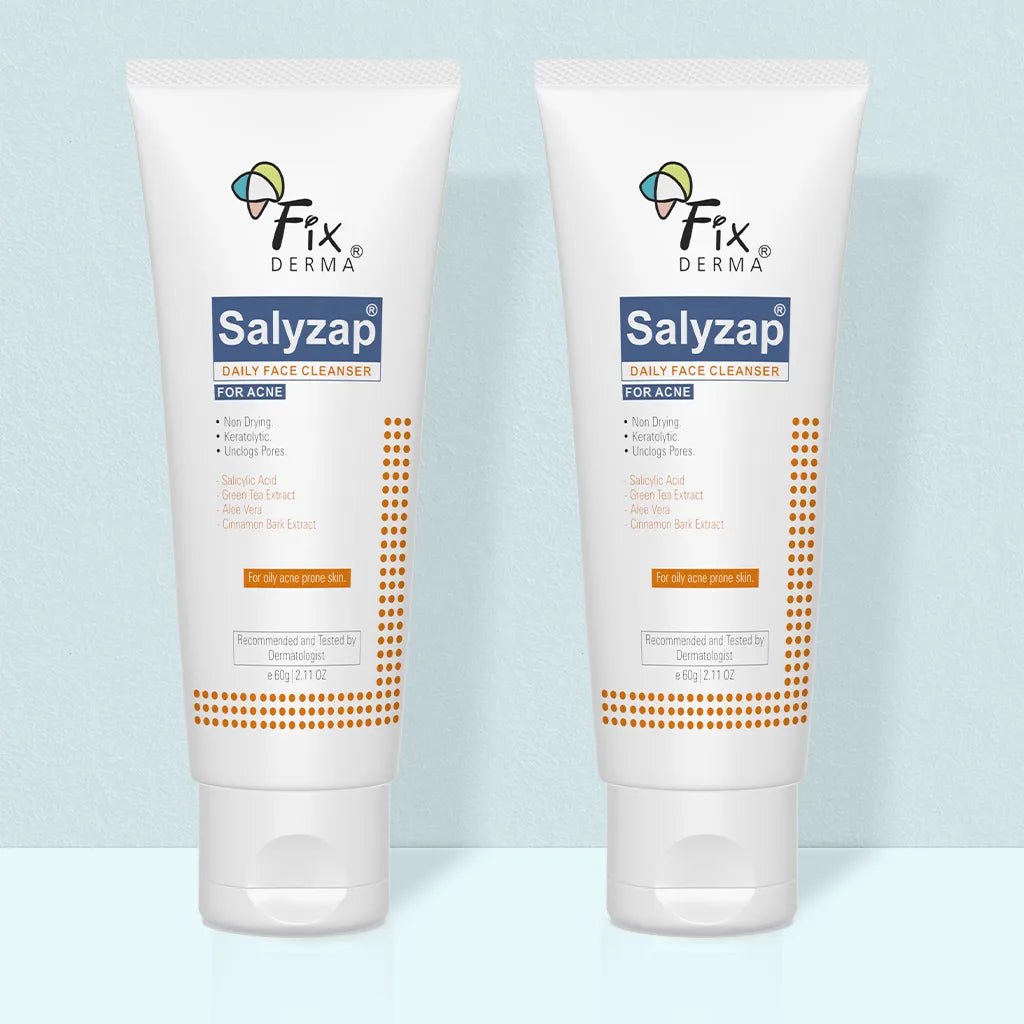 Fixderma Salyzap Daily Face Cleanser 60g Pack of 2 | Non-Drying Cleansing Formula for Clear, Acne-Free Skin - Image 8 - Buy from Indicrest