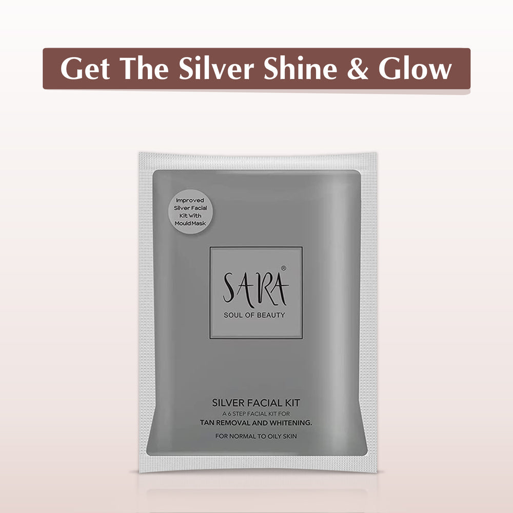 SARA SILVER FACIAL KIT (MEGA CLEAR SKIN) Pack of 4 X 62g - Image 2 - Buy from Indicrest