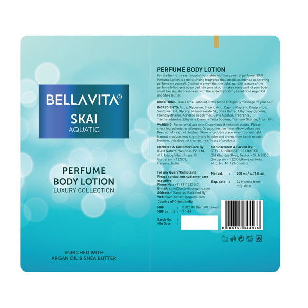 SKAI Aquatic Perfume Body Lotion - 200ml - Image 7 - Indicrest