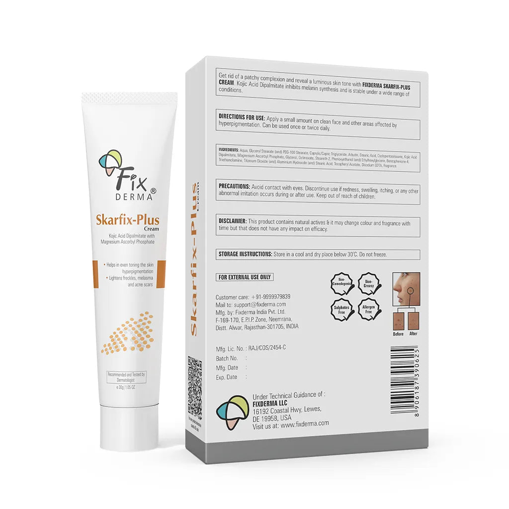 Fixderma Skarfix-Plus Scar Removal Cream | Spot Treatment for Hyperpigmentation & Melasma, 15g - Image 10 - Buy from Indicrest