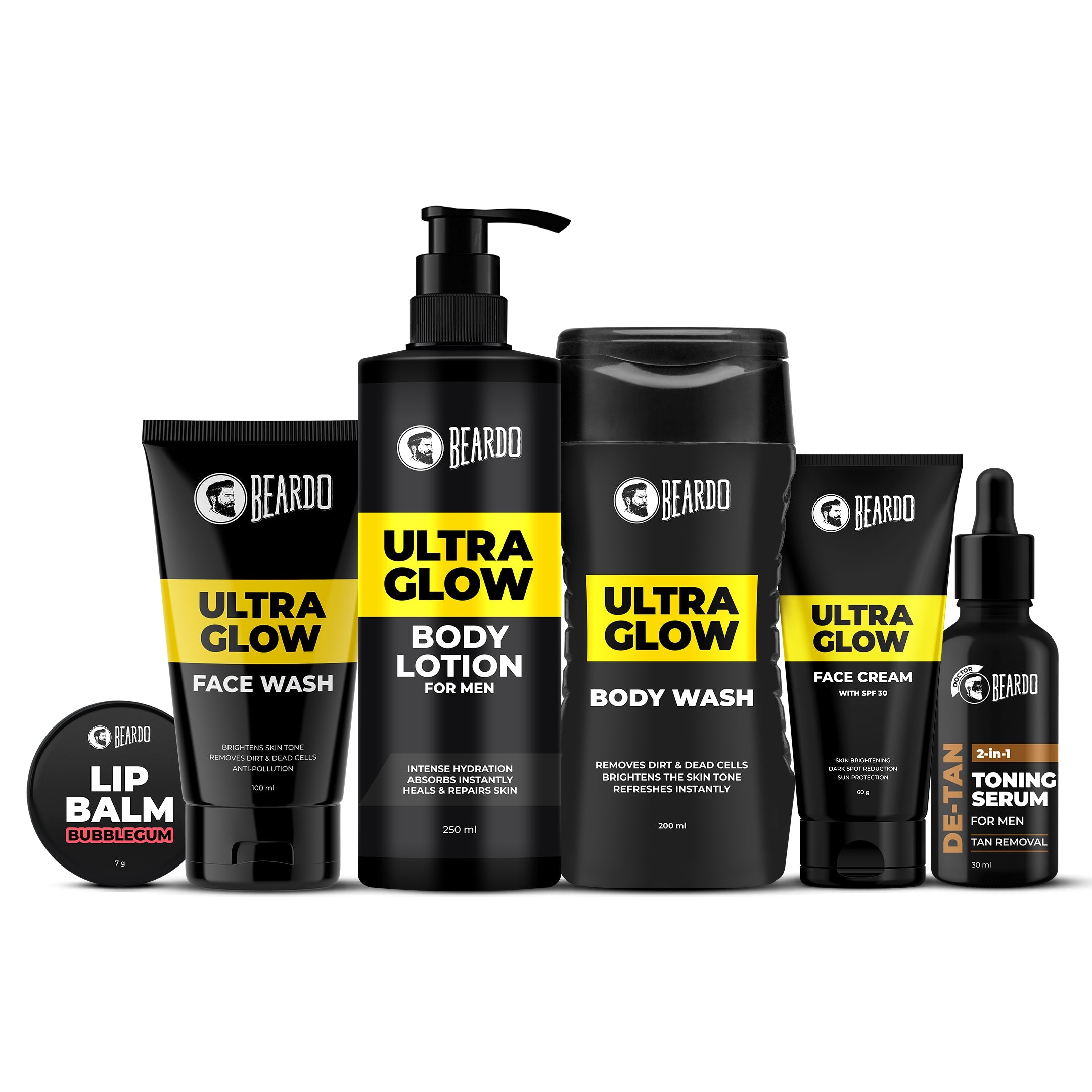Beardo HEAD TO TOE GLOW Combo - Buy from Indicrest