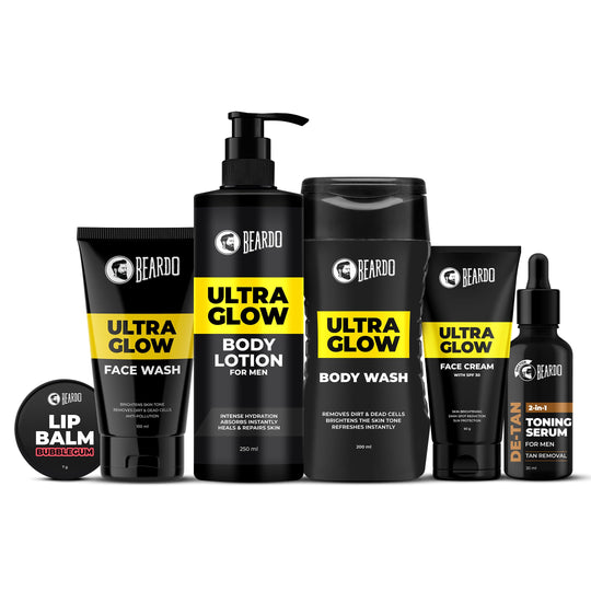 Beardo HEAD TO TOE GLOW Combo - Buy from Indicrest