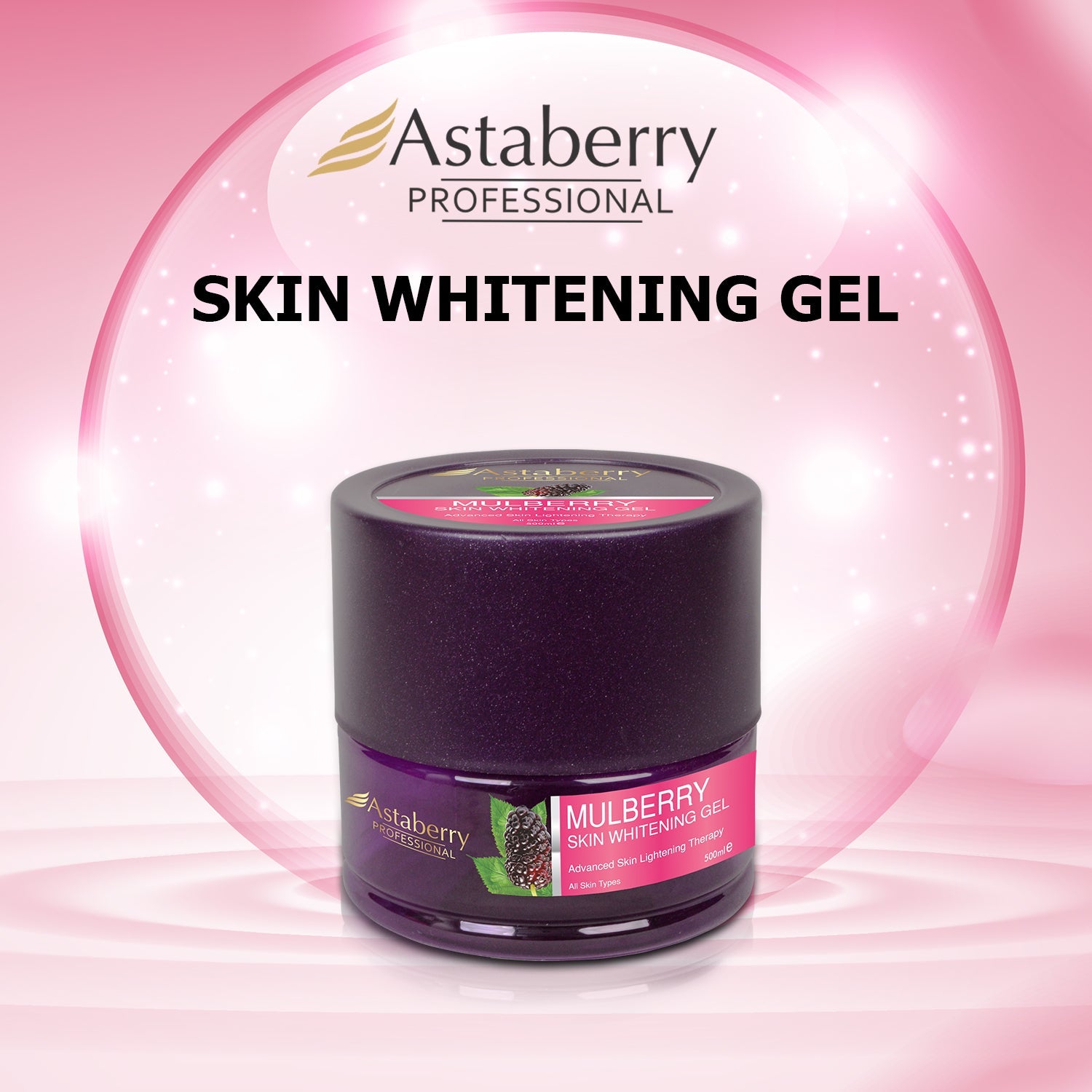 Astaberry Astaberry Professional Mulberry Skin Whitening Gel | Skin Brightening - Image 2 - Buy from Indicrest