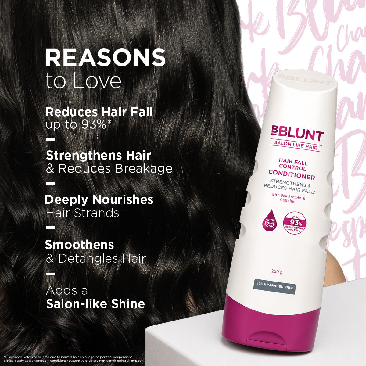 Bblunt Hair Fall Control Conditioner for Stronger Hair, Pack of 3 X 250g - Image 5 - Buy from Indicrest