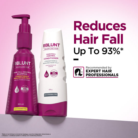 Bblunt Hair Fall Control Shampoo & Conditioner Combo for Stronger Hair - Buy from Indicrest