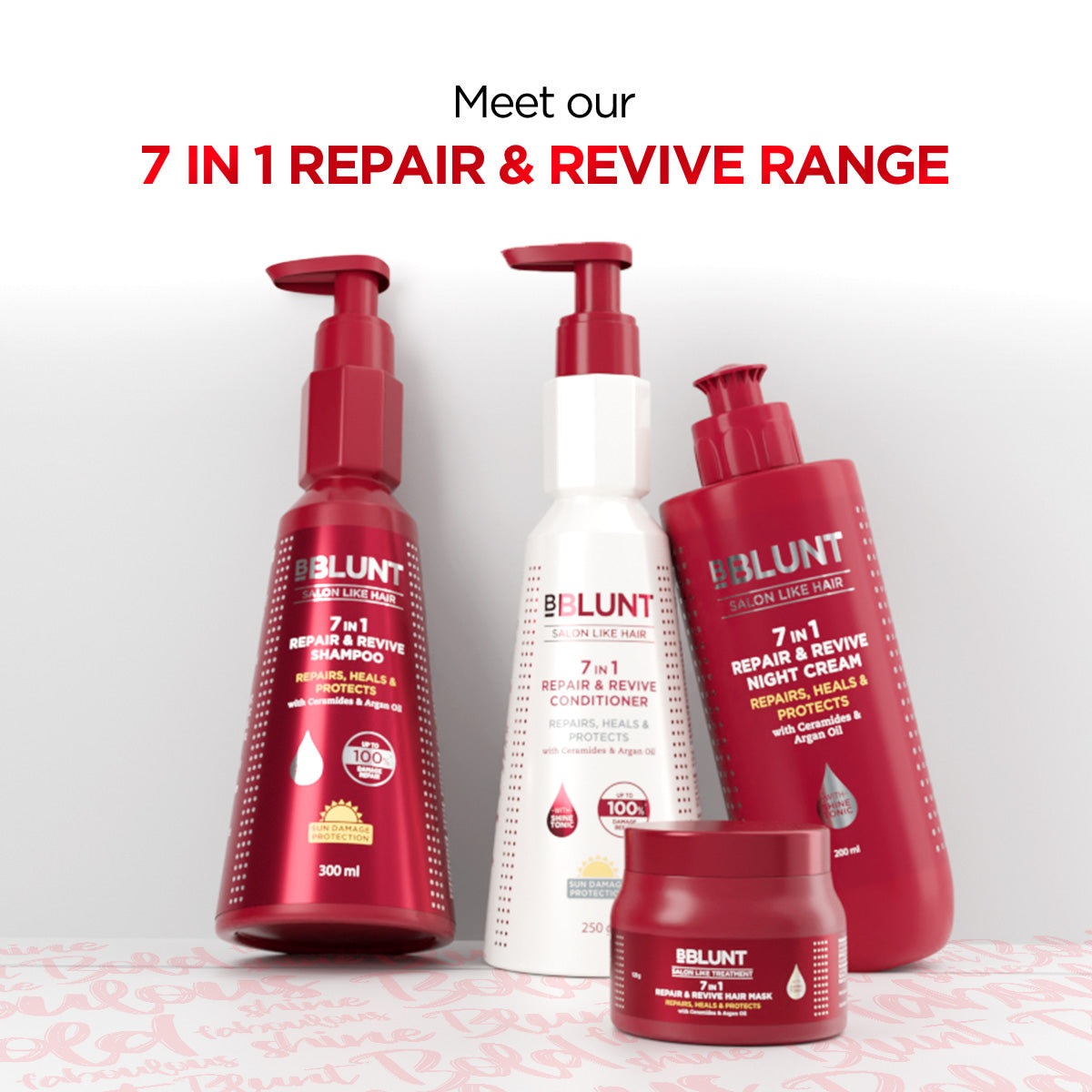 Bblunt 7 in 1 Repair & Revive Hair Mask for Upto 100% Damage Repair, 250g, Pack of 2 X 250g - Image 18 - Buy from Indicrest