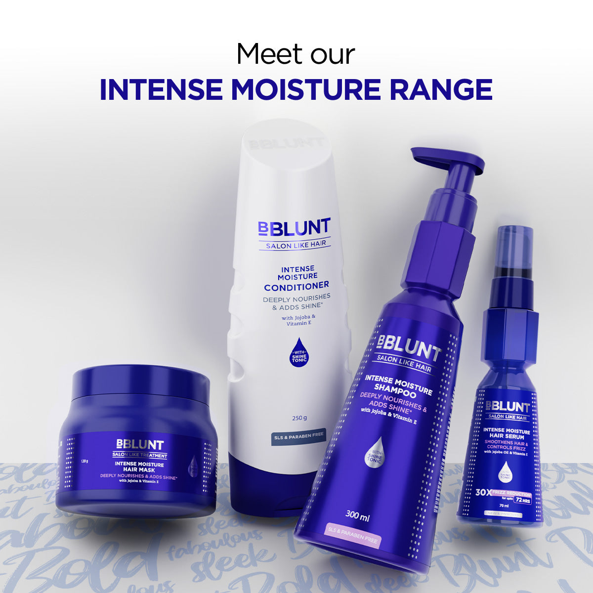 Bblunt Intense Moisture Hair Mask with Jojoba Oil & Vitamin E for Nourished & Shiny Hair Pack of 2 X 120g - Image 7 - Buy from Indicrest